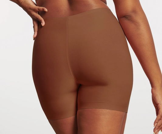 HIGHWAISTED SLIP SHORTS CLAY