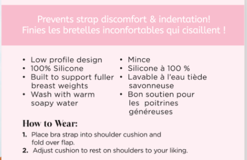 CLEAR STRAP CUSHIONS