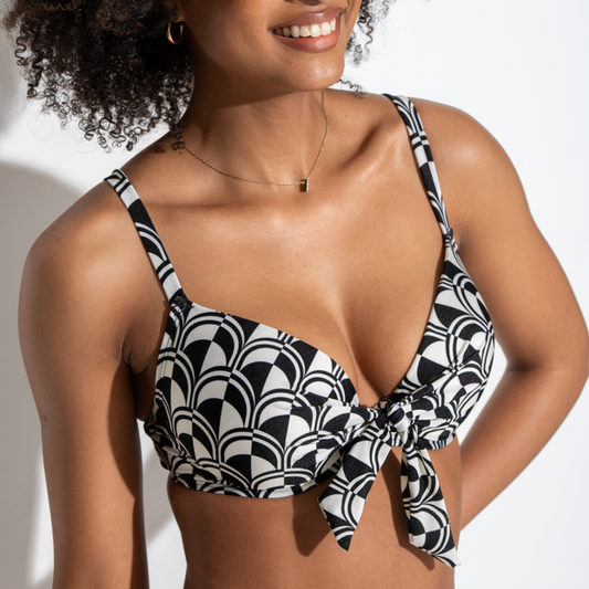 CASABLANCA PADDED BIKINI TOP MONO