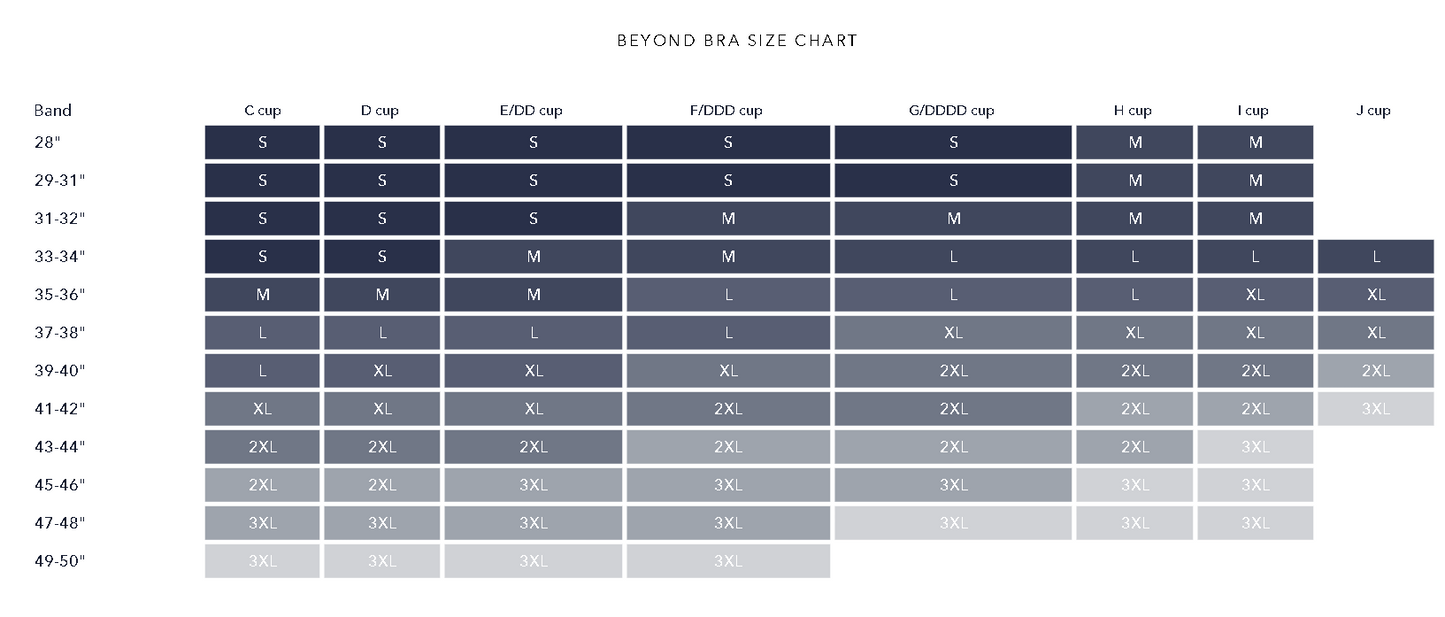 BEYOND BRA SLATE GREY