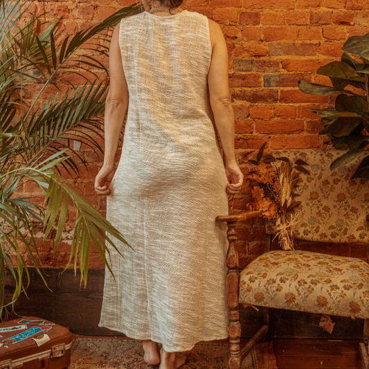 DRESS COVERUP COTTON MESH