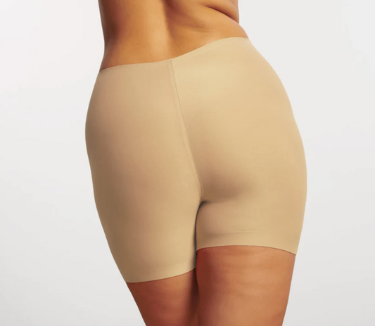 HIGHWAISTED SLIP SHORTS SAND