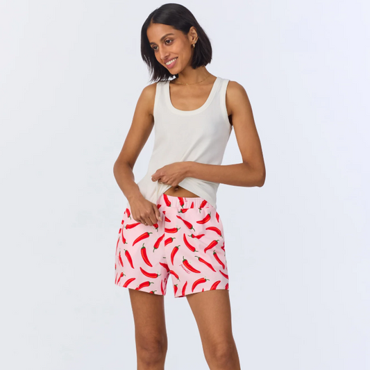 COMING IN HOT TANK STRETCH JERSEY BOXER SET