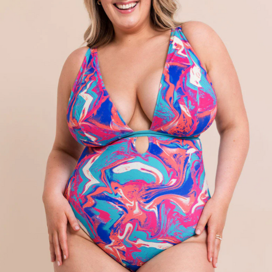 IBIZA REVERSIBLE SWIMSUIT PRINT MIX MULTICOLOR CS039607