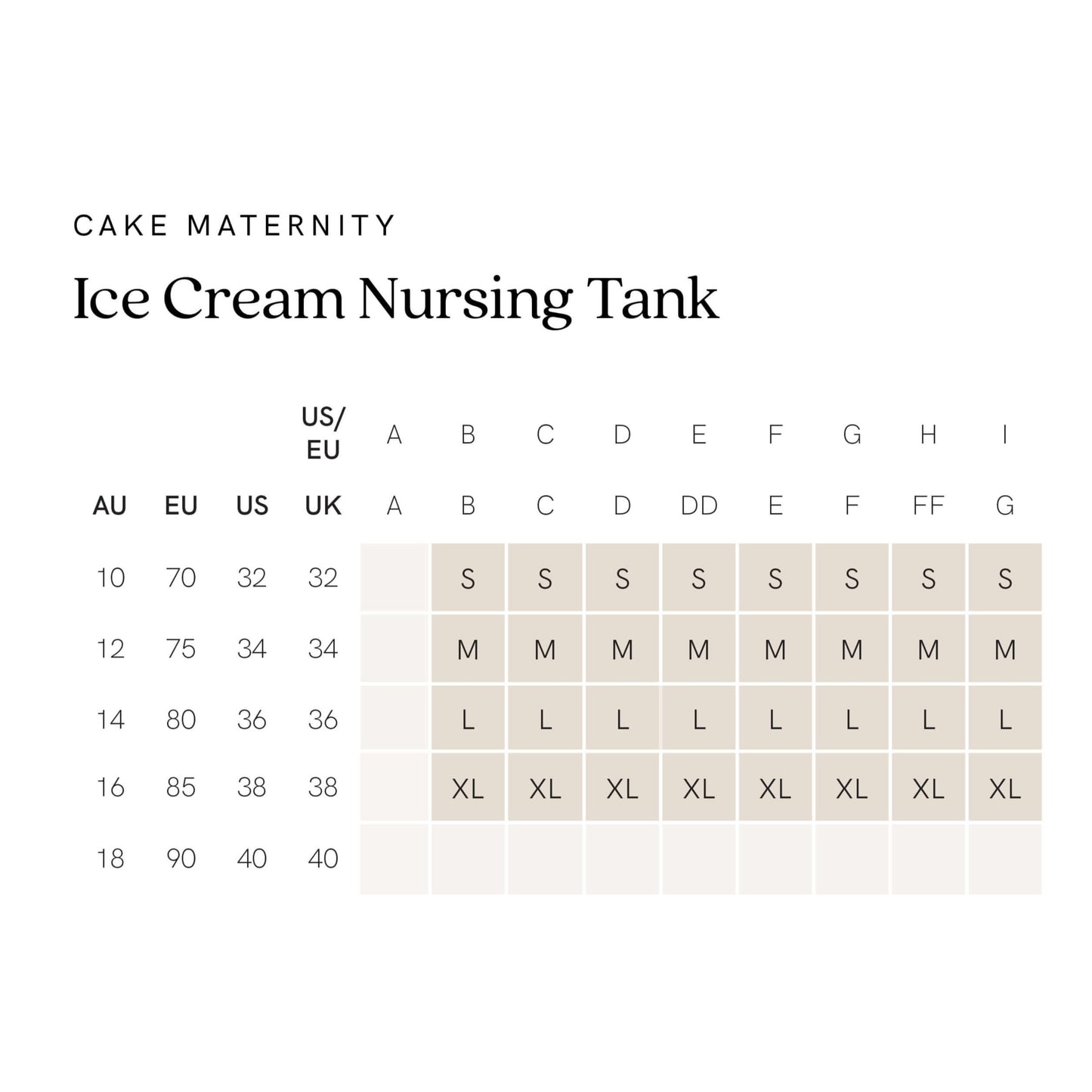 CAKE MATERNITY ICE CREAM NURSING TANK