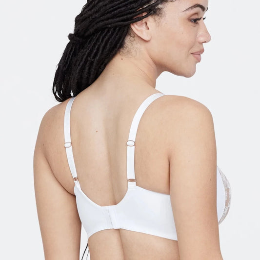 ENITCE FULL COVERAGE BRA 334143 (WHITE & BLACK)