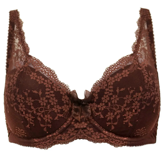 FLORA PADDED UNDERWIRE CHOCOLATE