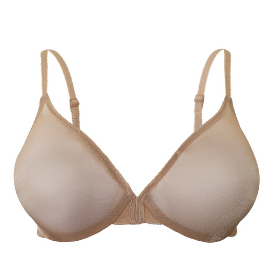 GLOSSIES SHEER BRA NUDE 6271