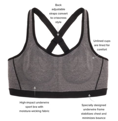 WACOAL BRANDI SPORT UNDERWIRE 855229