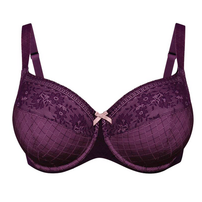 ROSEMARY SEAMED BRA PURPLE (F-J CUP)