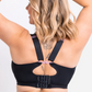 HIGH IMPACT SPORTS BRA WITH WIRE BLACK