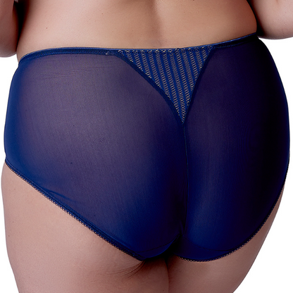 BEAUTY STRIPE BRIEF DEEP BLUE