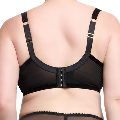 ROSEWYN FULL FIGURE BRA BLACK