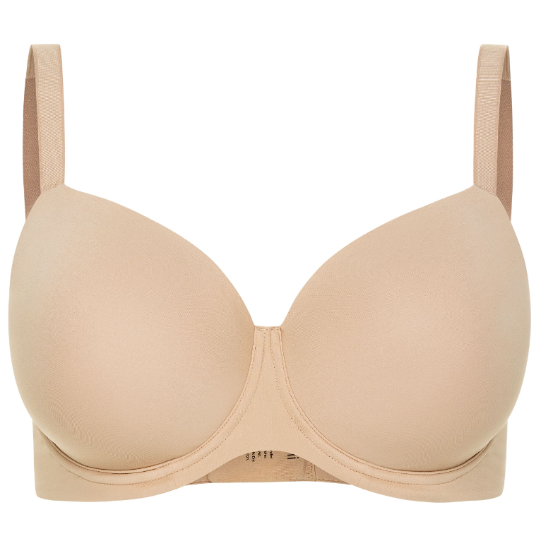 FULL COVERAGE T-SHRIT BRA SAND