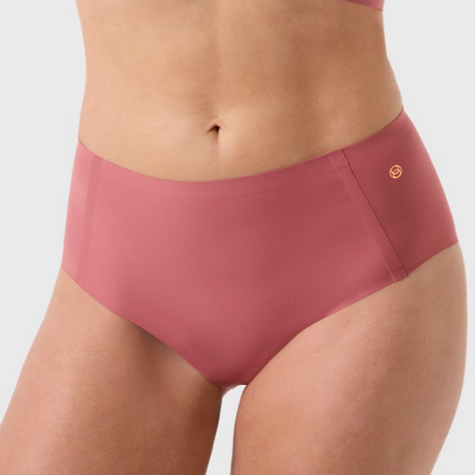 HIGH WAISTED BIKINI PINK CANYON