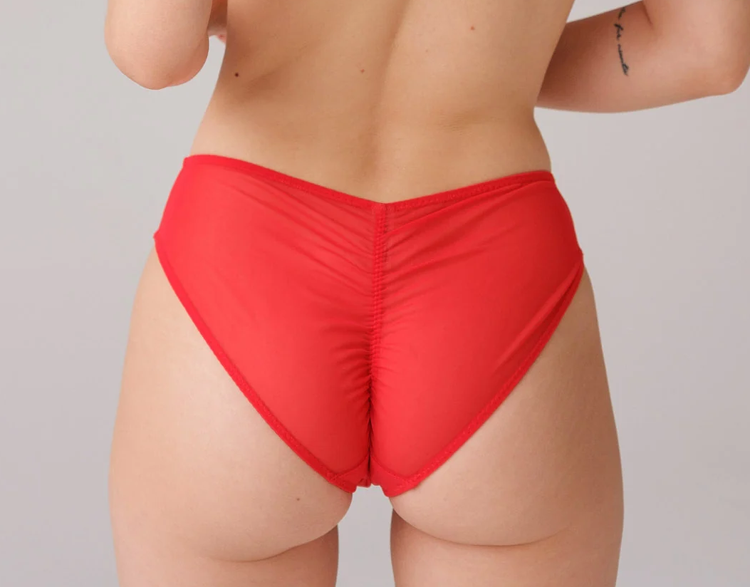 FLAME RED TANGA