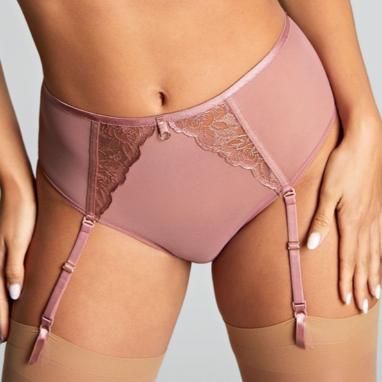 ROSA SUSPENDER BRIEF ROSE GOLD