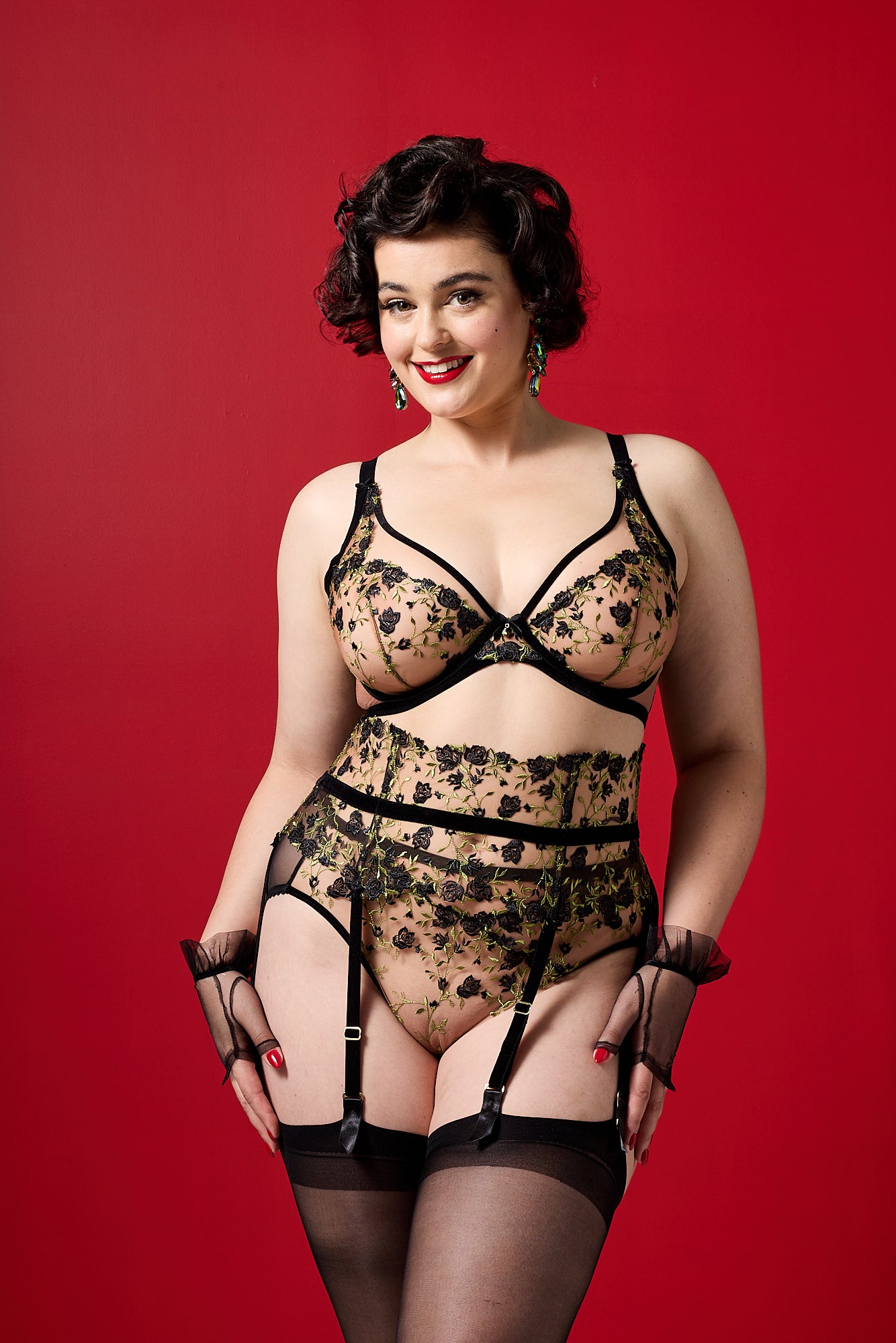 ROSEWYN SUSPENDER BLACK