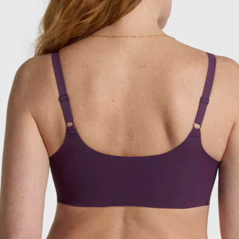 STRUCTURED SCOOP BRA ROYAL PLUM