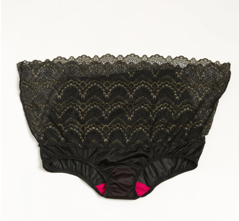 PANTY SLIP BLACK & GOLD