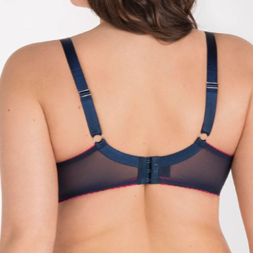 KAYLA BALCONY BRA NAVY PINK