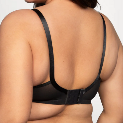 SHEER WHISPER BRA BLACK