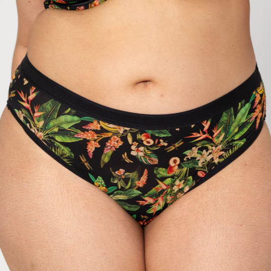 SHEER MESH HIGH CUT PANTY