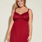 PLUS SIZE DOLCE CHEMISE SINDOOR RED