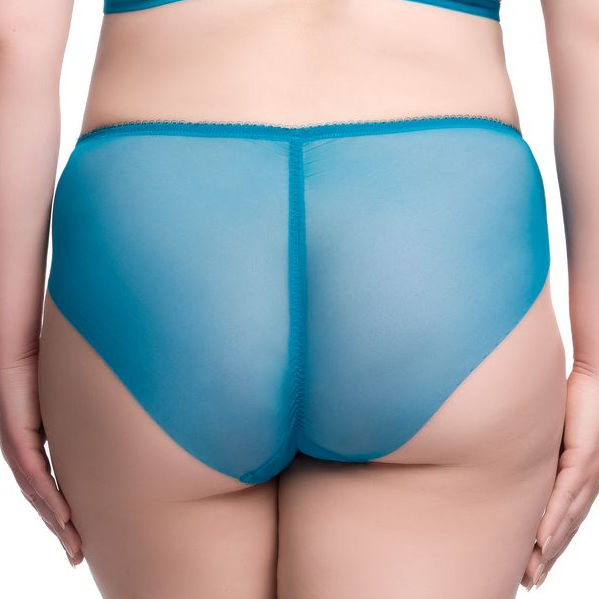 FORTUNIA HIGH CUT BRIEF MOSAIC BLUE