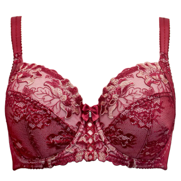 Lace Transparent Bra Set(Red) in Kolkata at best price by New