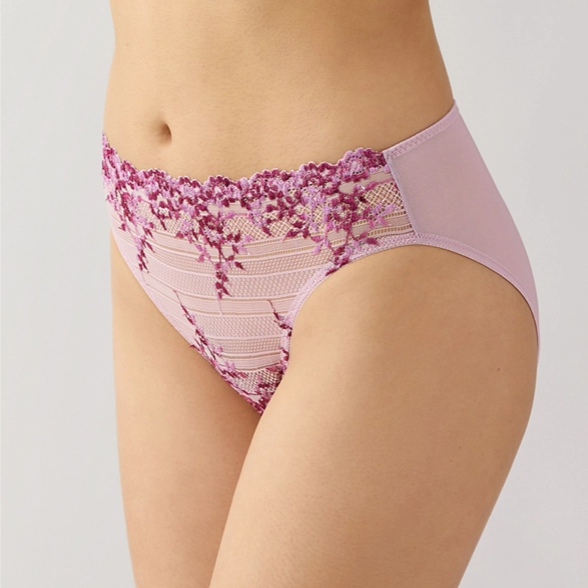EMBRACE LACE HIGH CUT PANTY KEEPSAKE LILAC