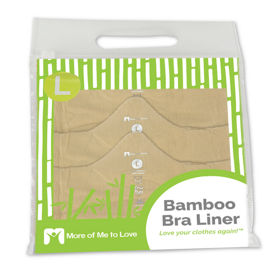 BAMBOO BRA LINERS BEIGE (PACK OF 3)