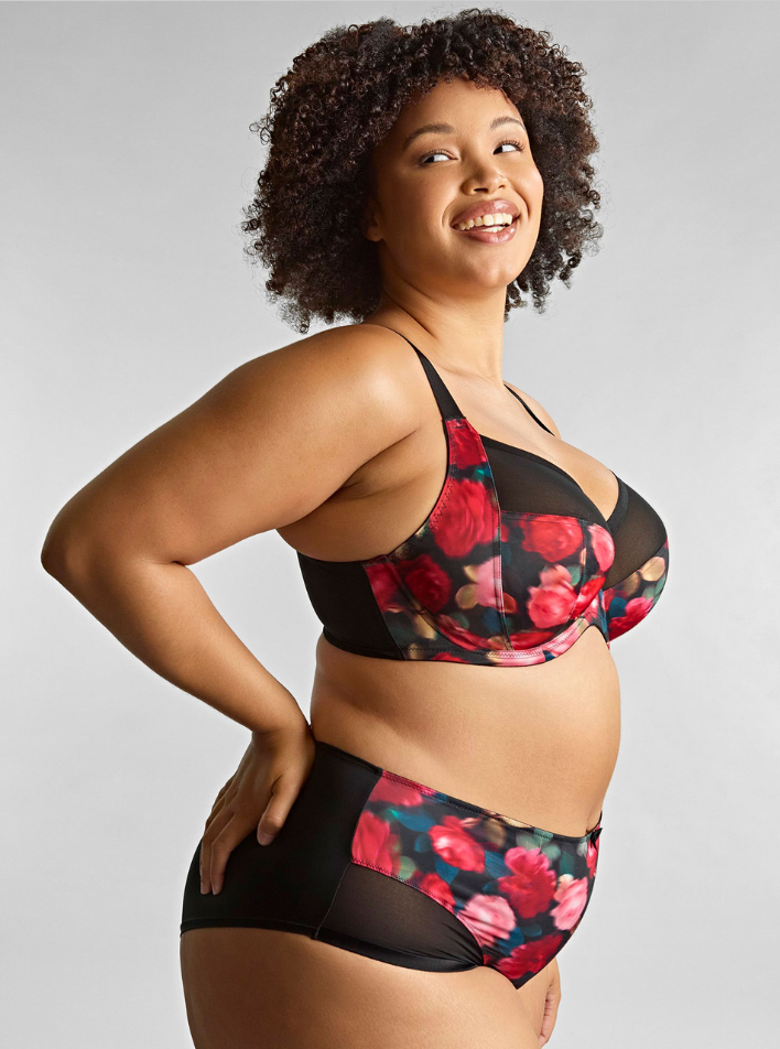 BLISS BALCONY BRA ROSE PRINT 10685