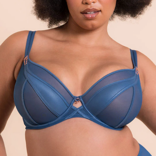 SUSPENSE PLUNGE BRA FRENCH BLUE