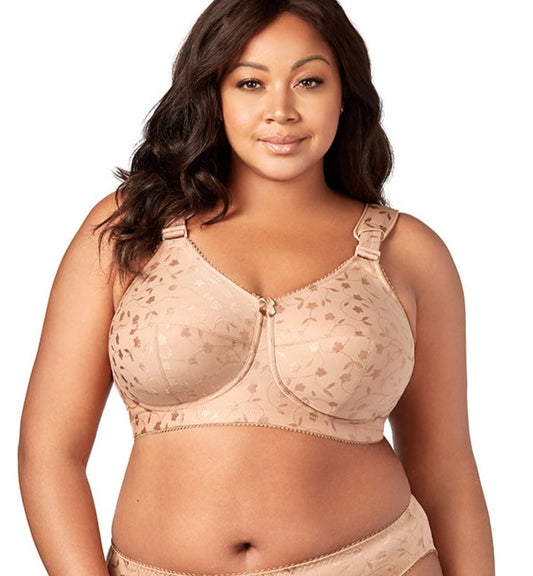 Vicbela - Womens Wireless Bra Seamless,Full-Coverage Lingerie,High Support  Back Close, Plus Size Everyday Wear for Woman - Beige M at  Women's  Clothing store