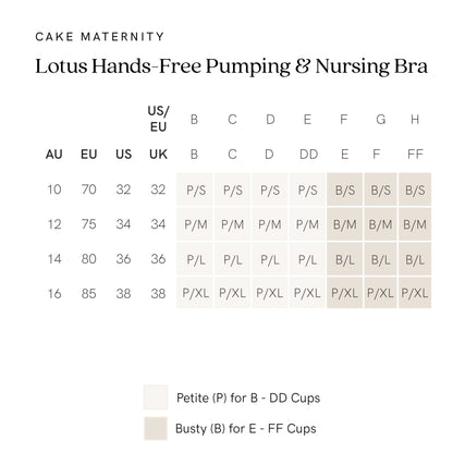 CAKE MATERNITY LOTUS PUMP BRA "BUSTY"