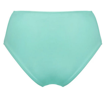 SPACE HIGH WAIST, HIGH LEG SWIM BOTTOM MINT