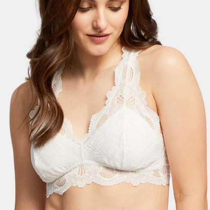 LACE T-BACK BRALETTE CHANTILLY 612