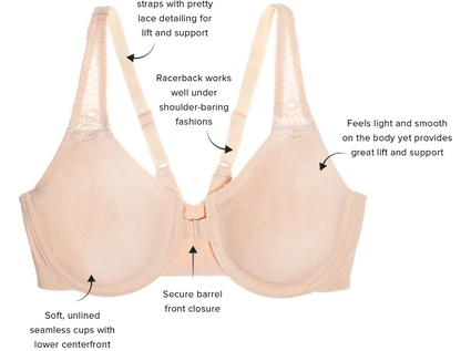 WACOAL SOFT EMBRACE FRONT CLOSE 851311