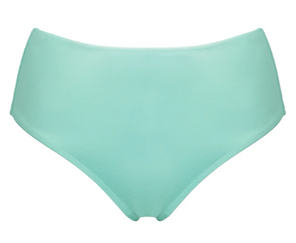 SPACE HIGH WAIST, HIGH LEG SWIM BOTTOM MINT