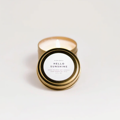 SLOW NORTH 6 OZ TIN CANDLES