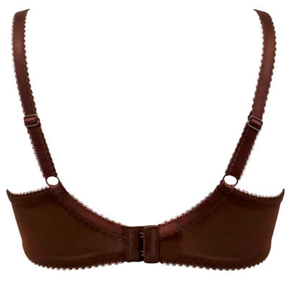 FLORA PADDED UNDERWIRE CHOCOLATE