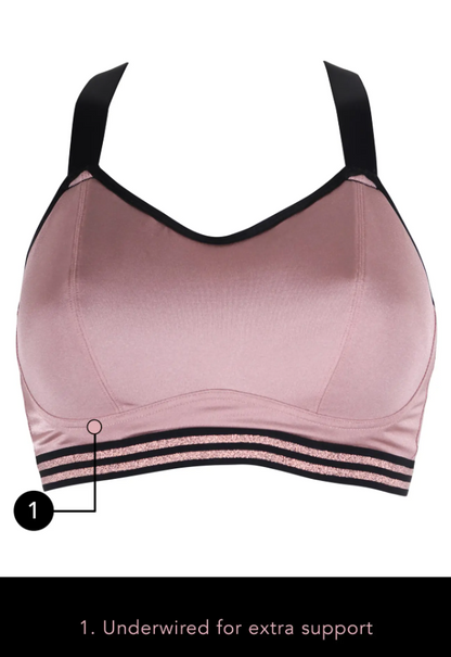 ENERGY EMPOWER SPORTS BRA ROSE