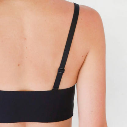 SIGNATURE WIRELESS BRALETTE (CREME & BLACK)