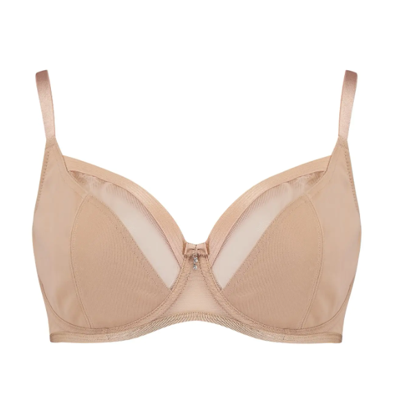 Pour Moi Viva Luxe Side Support Bra In Raspberry