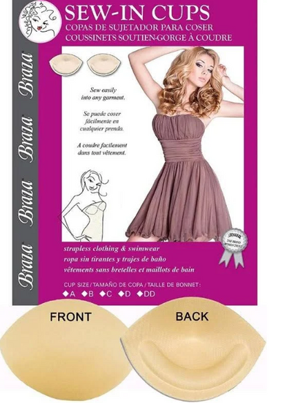 Braza Sew In Cups, Beige (2600) D