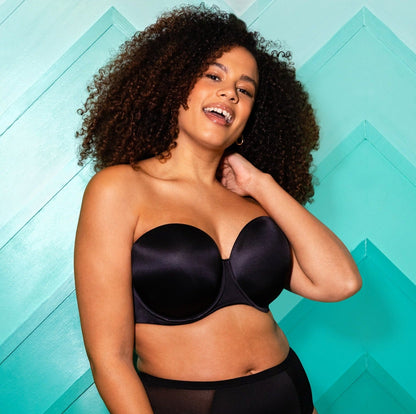 CURVY KATE SMOOTHIE STRAPLESS BLACK CK8109